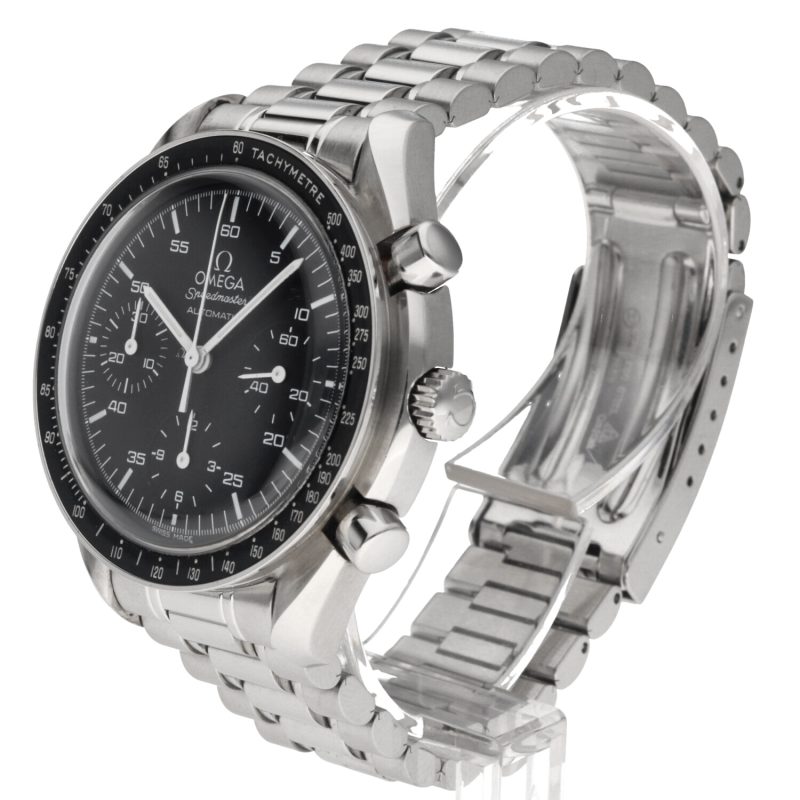 1999 Omega Speedmaster Reduced Automatico 35105000 Cassa Acciaio 39mm - Solo Orologio - Revisionato - immagine 2