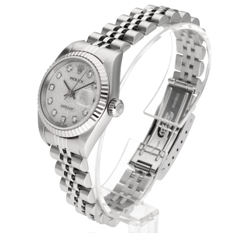 2005 Rolex Ladies Datejust 79174 Quadrante Jubilee Diamanti con Scatola Garanzia Originale e Rolex Service Card - immagine 2