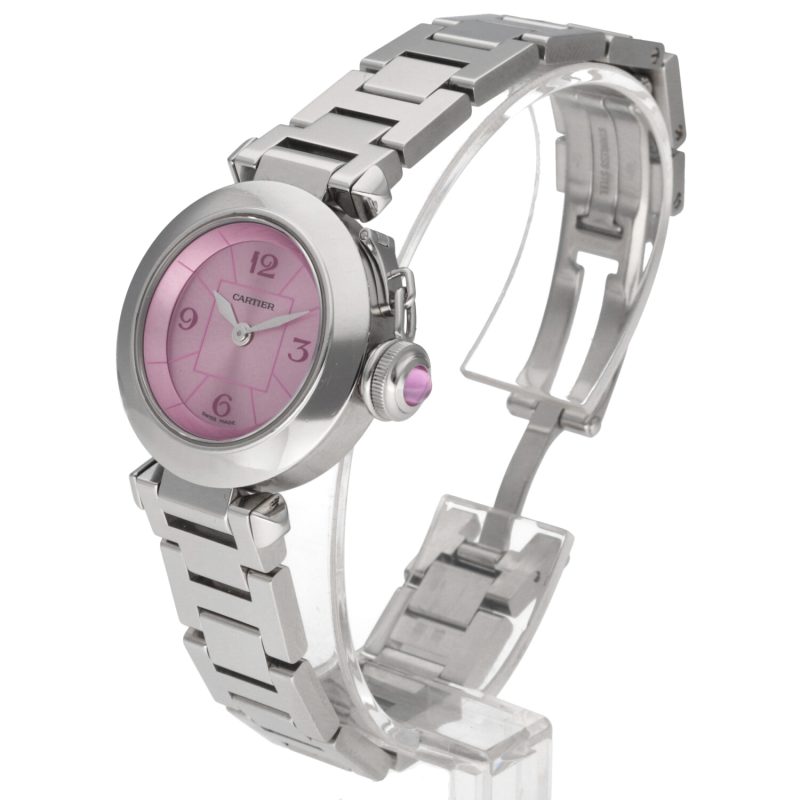 ca. 2012 Cartier Miss Pasha ref. 2973 Stainless Steel Quartz 27mm Pink Dial - Image 2