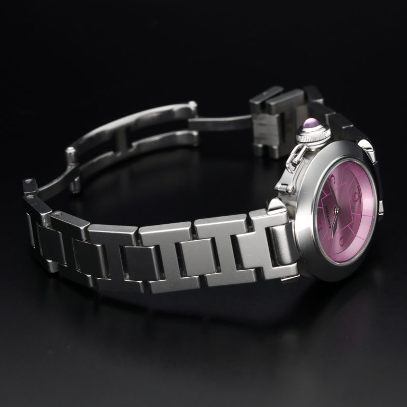 ca. 2012 Cartier Miss Pasha ref. 2973 Stainless Steel Quartz 27mm Pink Dial - Image 9