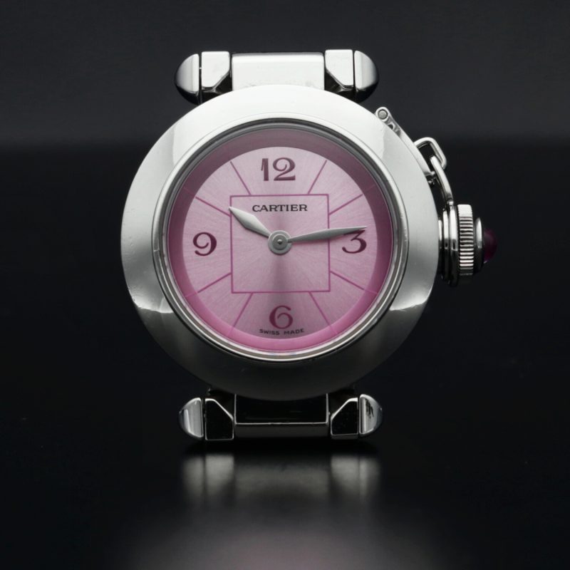 ca. 2012 Cartier Miss Pasha ref. 2973 Stainless Steel Quartz 27mm Pink Dial - Image 11