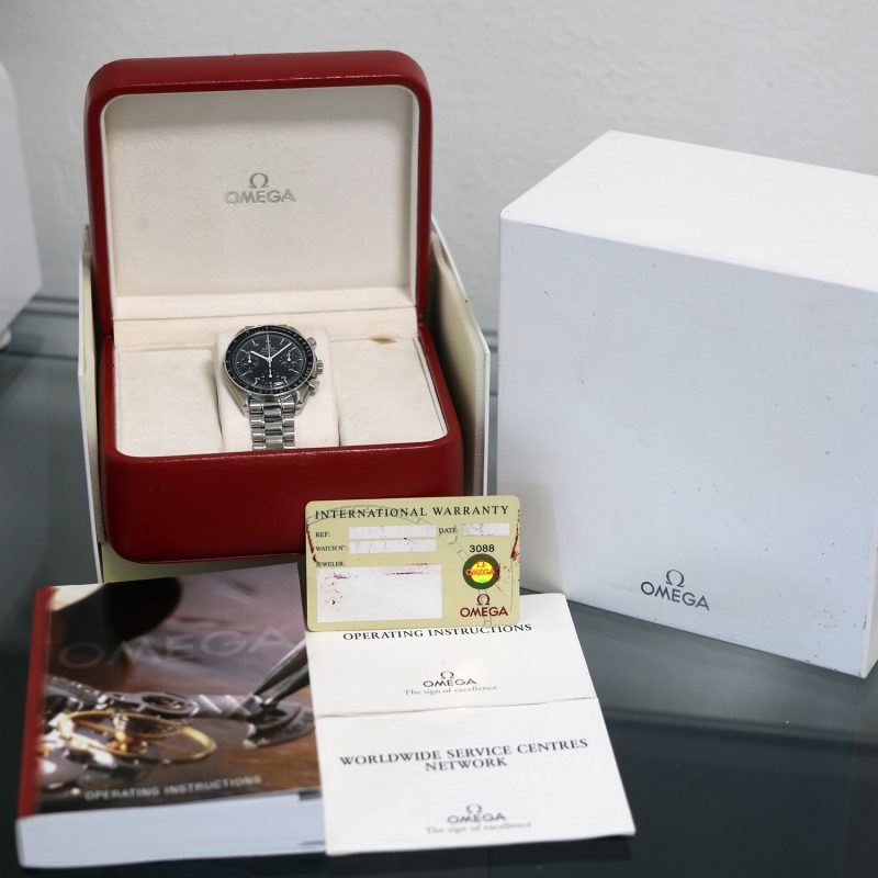 1995 Omega Speedmaster “Reduced” 3510.50.00 with  Box & Card - Serviced by Official Omega Authorized Service Center - Image 14