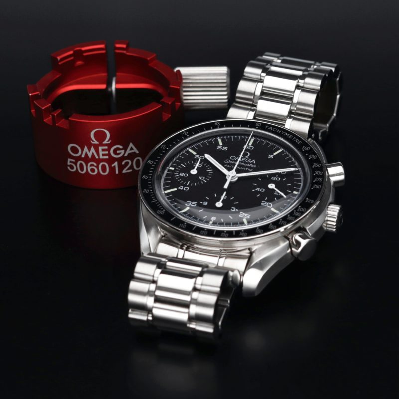 1995 Omega Speedmaster “Reduced” 3510.50.00 with  Box & Card - Serviced by Official Omega Authorized Service Center - Image 8