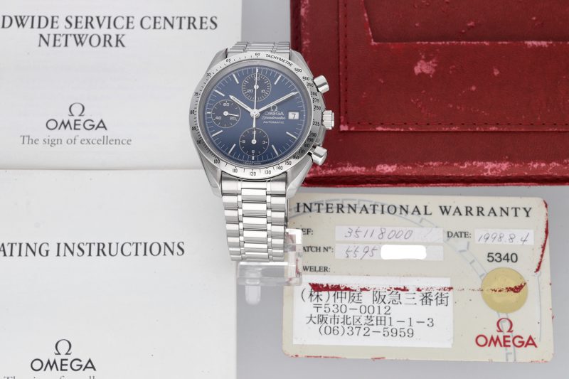 1998 Omega Speedmaster Data Automatico 35118000 con Garanzia Originale - Revisionato presso Centro Assistenza Autorizzato Omega - immagine 13