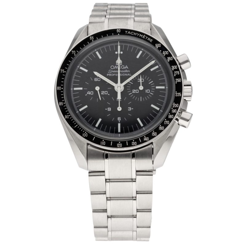 2005 Omega Speedmaster Professional Moonwatch 35705000 con Scatola e Garanzia - Revisionato Presso Centro Assistenza Autorizzato Omega! - immagine 3