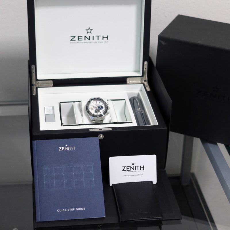 2021 New Unworn Zenith Chronomaster Sport 03.3100.3600/69.M3100 with Box and Card - Image 18