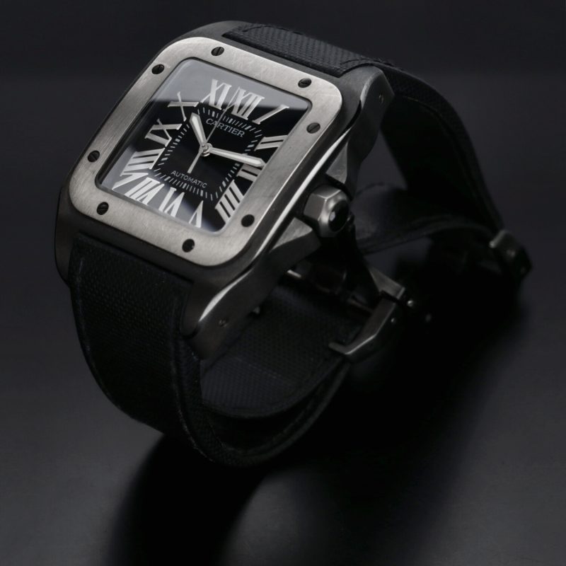 2015 Cartier Santos 100 XL ref. W2020010 / 2656 Automatic Black PVD Stainless Steel with Box and Papers - Image 4