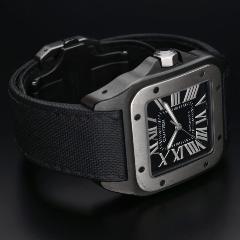 2015 Cartier Santos 100 XL ref. W2020010 / 2656 Automatic Black PVD Stainless Steel with Box and Papers - Image 11