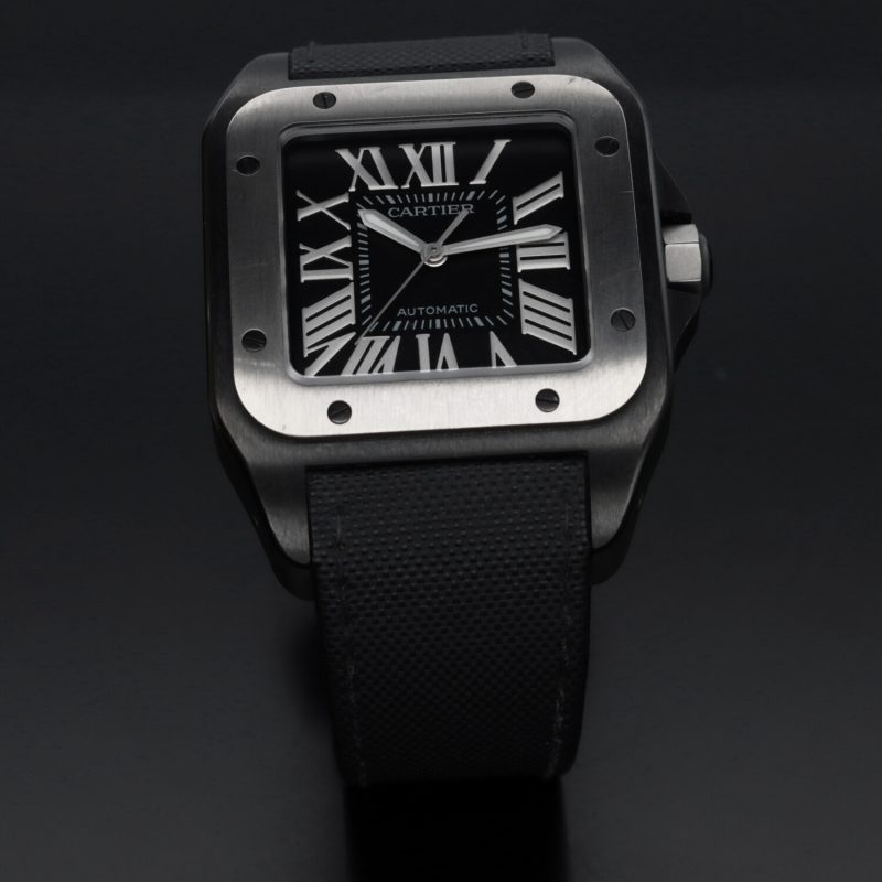 2015 Cartier Santos 100 XL ref. W2020010 / 2656 Automatic Black PVD Stainless Steel with Box and Papers - Image 5