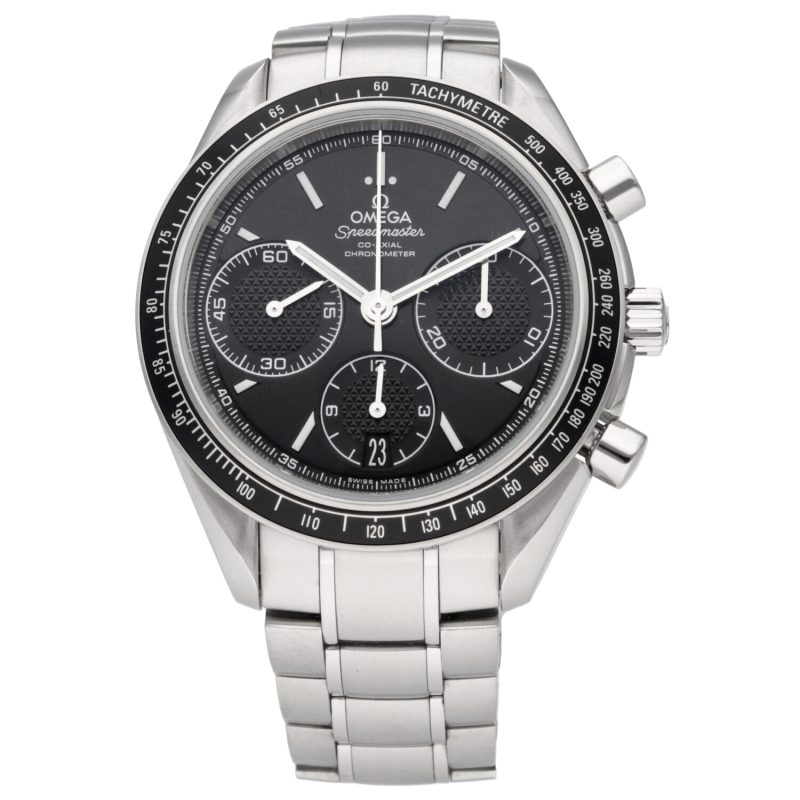 2018 Speedmaster Racing Co-Axial 32630405001001 Automatic SS 40mm BLK Dial with Box and Card - Image 3