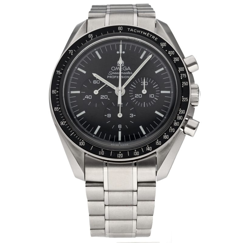 ca. 2005 Omega Speedmaster Professional Moonwatch 35705000 with original Box & Card - Image 3