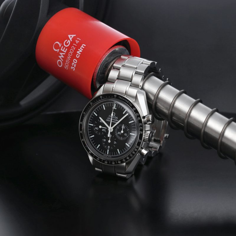 ca. 2005 Omega Speedmaster Professional Moonwatch 35705000 with original Box & Card - Image 5