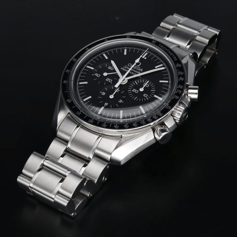 ca. 2005 Omega Speedmaster Professional Moonwatch 35705000 with original Box & Card - Image 10