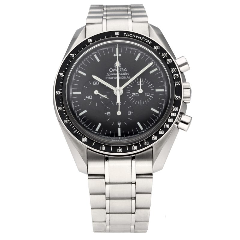 2005 Omega Speedmaster Professional Moonwatch 3570.50.00 SS Manual Winding 42mm BLK Dial with Box & Papers - Image 3