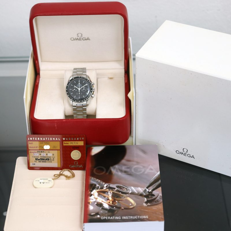 2005 Omega Speedmaster Professional Moonwatch 3570.50.00 SS Manual Winding 42mm BLK Dial with Box & Papers - Image 15