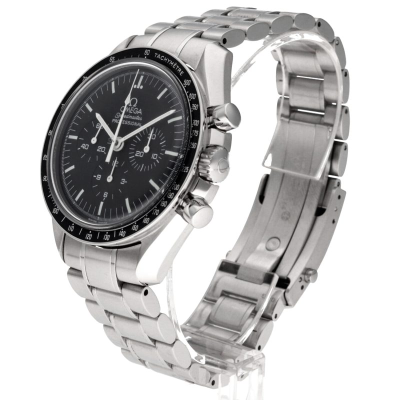 2005 Omega Speedmaster Professional Moonwatch 3570.50.00 SS Manual Winding 42mm BLK Dial with Box & Papers - Image 2