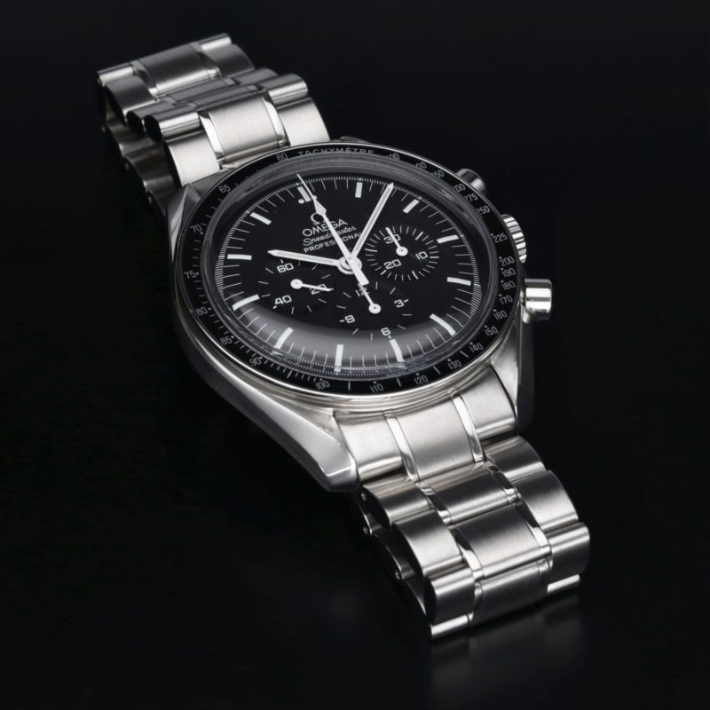 2014 Omega Speedmaster Professional Moonwatch 35705000 Acciaio 42mm Carica Manuale Scatola & Garanzia - immagine 9