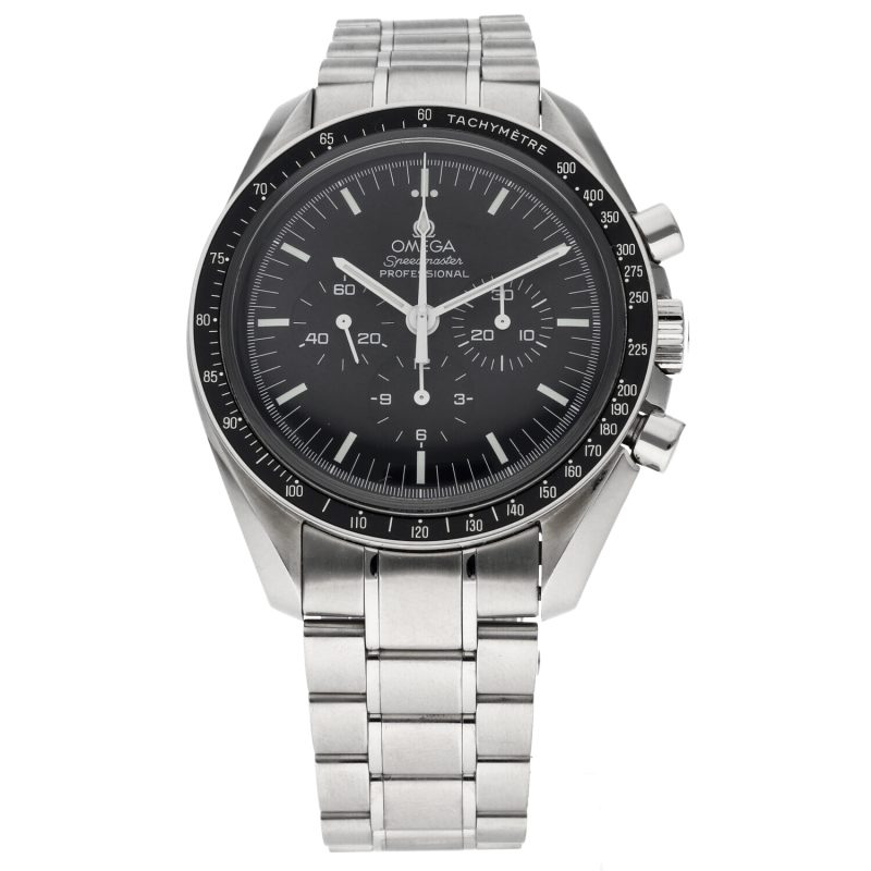 2013 Omega Speedmaster Professional Moonwatch 35705000 Handwound SS 42mm with original Box & Card - Image 3