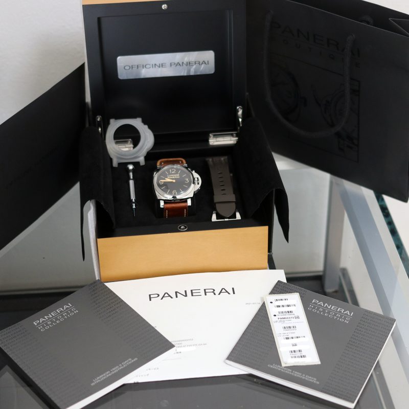 2011 Panerai Luminor 1950 3 Days ref. PAM00372 con Scatola e Garanzia Originale - Revisionato Panerai - immagine 12