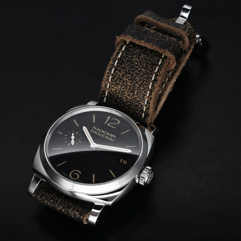 ca. 2013 Panerai Radiomir 1940 3 Days PAM00514 SS Handwound 47mm BLK "Sandwich" Dial with Box and Papers - Image 12