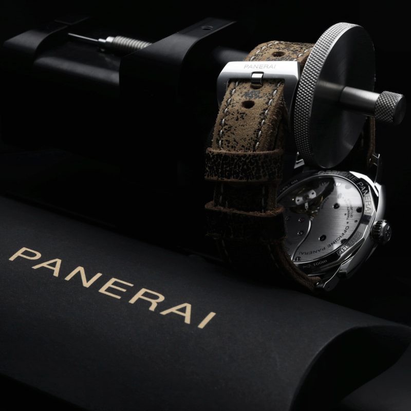 ca. 2013 Panerai Radiomir 1940 3 Days PAM00514 SS Handwound 47mm BLK "Sandwich" Dial with Box and Papers - Image 5