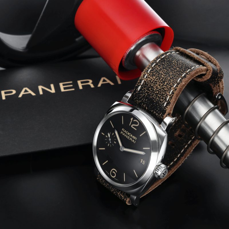 ca. 2013 Panerai Radiomir 1940 3 Days PAM00514 SS Handwound 47mm BLK "Sandwich" Dial with Box and Papers - Image 11