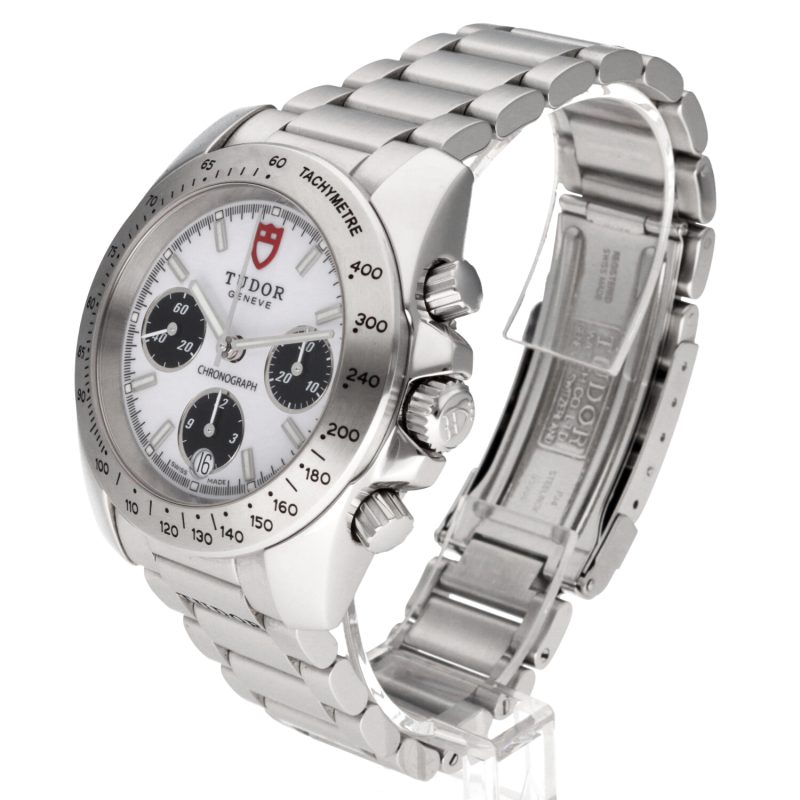 2008 Tudor Sport Chronograph ref. 20300 Quadrante "Porcellana" Panda con Scatola e Garanzia - immagine 2