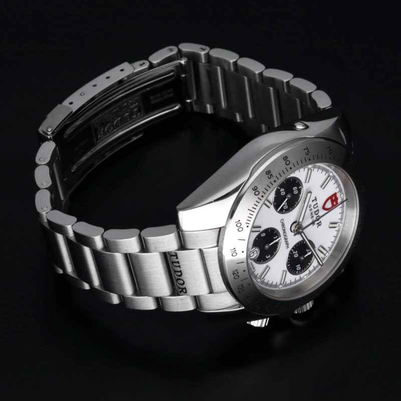 2008 Tudor Sport Chronograph ref. 20300 Quadrante "Porcellana" Panda con Scatola e Garanzia - immagine 10