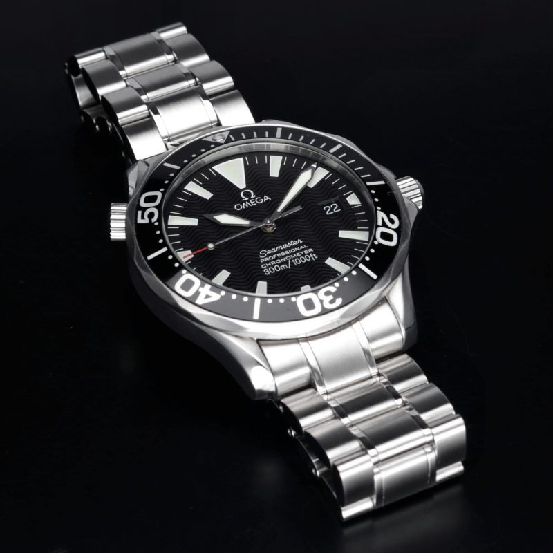 2007 Omega Seamaster Diver 300M Chronometer 22545000 Automatic SS 42mm BLK Wave Dial - Box & Papers - Image 6