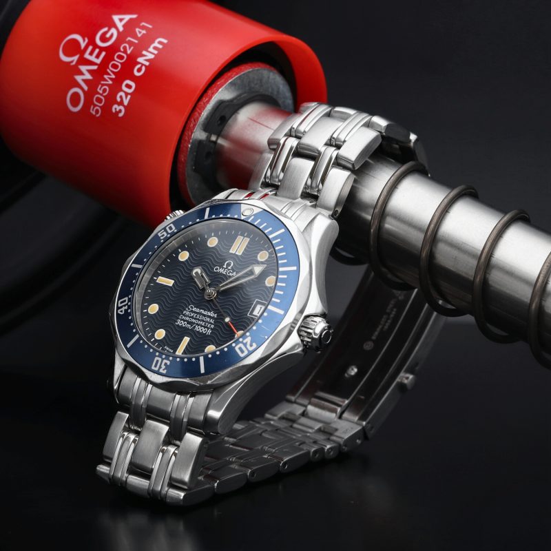 1999 Omega Seamaster Professional Chronometer 22518000 con Scatola Originale - Revisionato Omega - immagine 3