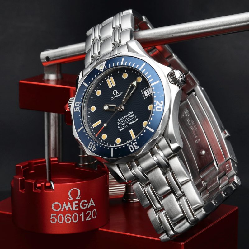 1999 Omega Seamaster Professional Chronometer 22518000 con Scatola Originale - Revisionato Omega - immagine 4