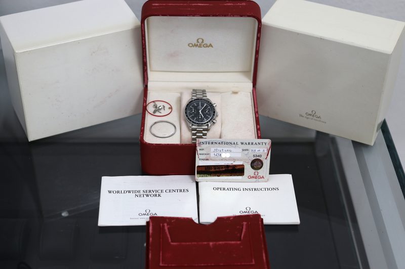 1998 Omega Speedmaster Reduced 35105000 Scatola e Garanzia - Revisionato Omega - immagine 14