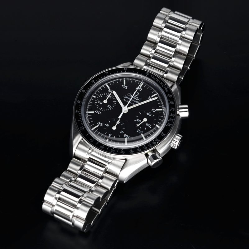 1998 Omega Speedmaster Reduced 35105000 Scatola e Garanzia - Revisionato Omega - immagine 9