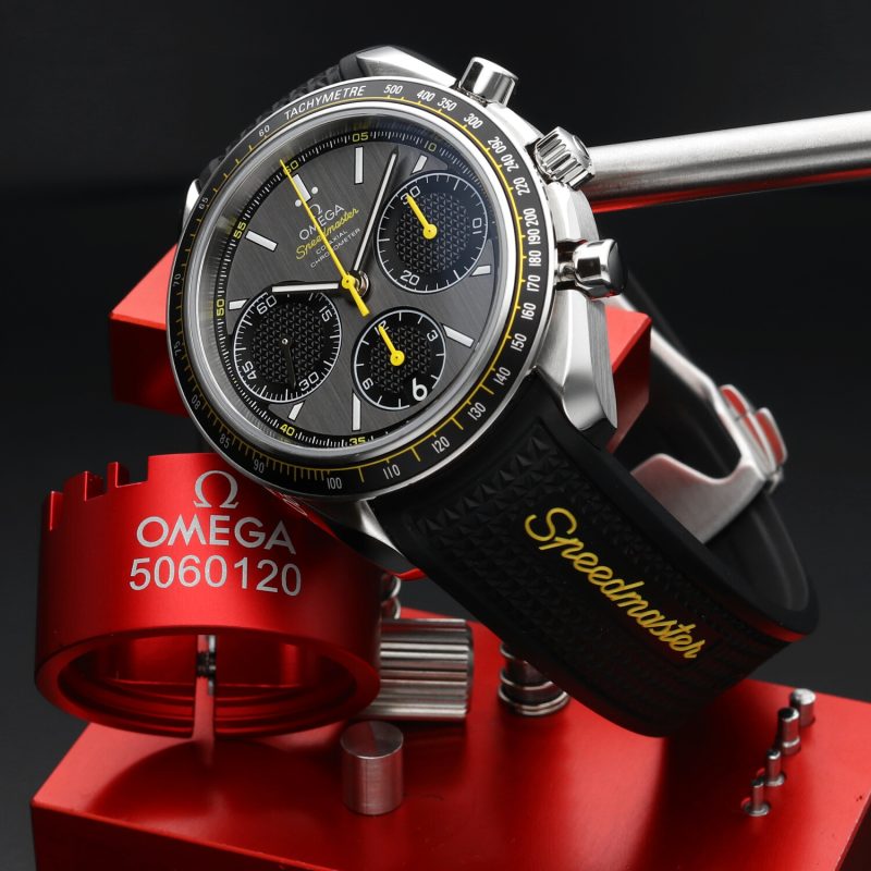 2020 ca. Omega Speedmaster Racing Co-Axial ref. 3263240500600 con Scatola Originale - immagine 6