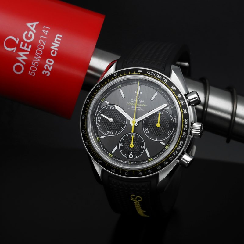 2020 ca. Omega Speedmaster Racing Co-Axial ref. 3263240500600 con Scatola Originale - immagine 11