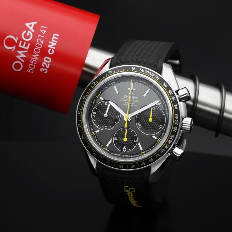 2020 ca. Omega Speedmaster Racing Co-Axial ref. 3263240500600 con Scatola Originale - immagine 4