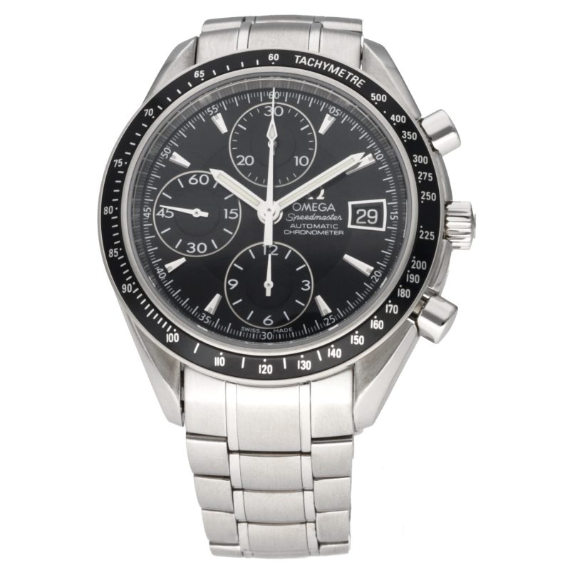 2008 Omega Speedmaster Date 32105000 with Box and Papers - Serviced by Official Omega Certificate Service Center - Image 3