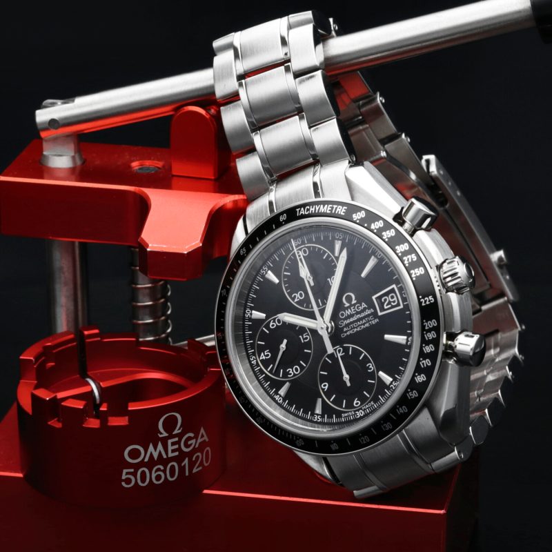 2008 Omega Speedmaster Date 32105000 with Box and Papers - Serviced by Official Omega Certificate Service Center - Image 8