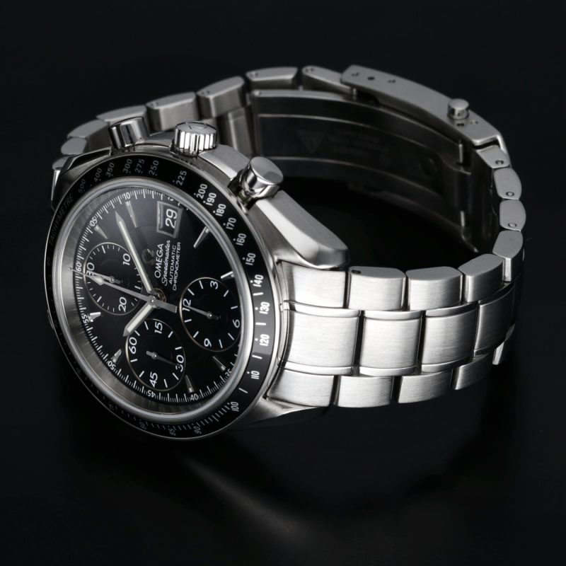 2008 Omega Speedmaster Date 32105000 with Box and Papers - Serviced by Official Omega Certificate Service Center - Image 12