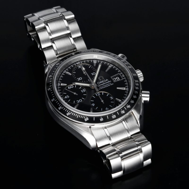 2008 Omega Speedmaster Date 32105000 with Box and Papers - Serviced by Official Omega Certificate Service Center - Image 9