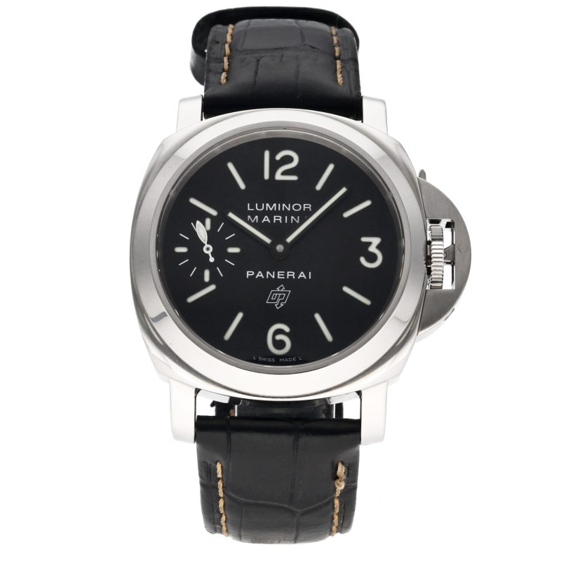 2015 Panerai Luminor Marina Logo PAM00005 44mm Carica Manuale Scatola e Garanzia - immagine 3