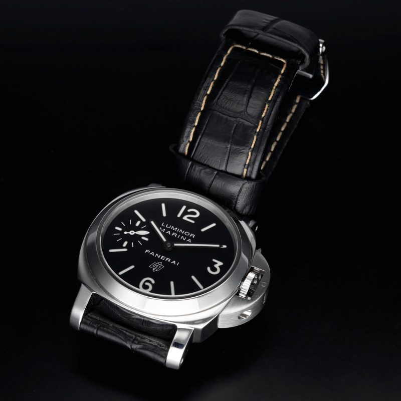 2015 Panerai Luminor Marina Logo PAM00005 44mm Carica Manuale Scatola e Garanzia - immagine 10