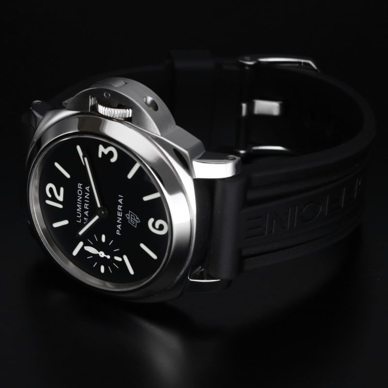 2005 Panerai Luminor Marina Logo PAM00005 Manual Winding SS 44mm with Box and Papers - Image 12