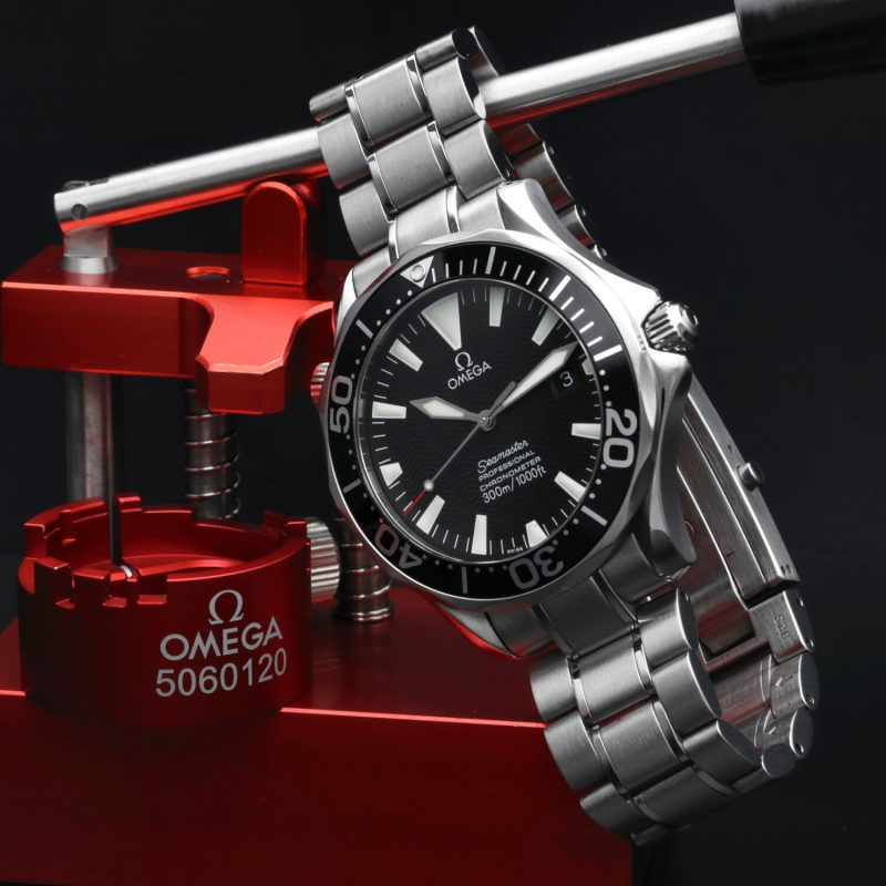 2008 Omega Seamaster Diver 300M Chronometer 22545000 Automatico 41mm Quadrante Nero Onde - Scatola e Garanzia - immagine 5