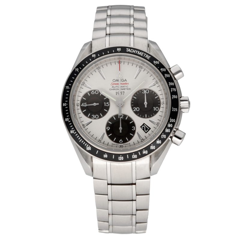 2014 Omega Speedmaster Date 1957 ref. 32330404002001 Panda Dial Limited Edition with Box & Papers - Image 3