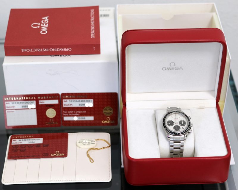 2014 Omega Speedmaster Date 1957 ref. 32330404002001 Panda Dial Limited Edition with Box & Papers - Image 16