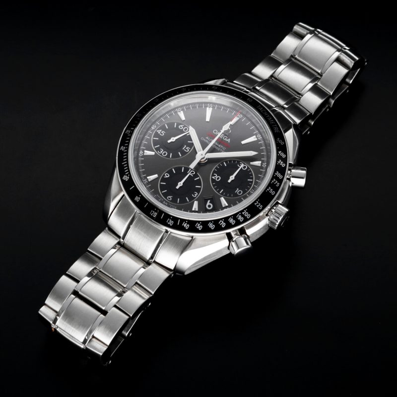 2021 Omega Speedmaster Date Chronometer 32330404006001 Automatic SS 40mm Grey Dial with Box & Card (Copia) - Image 11