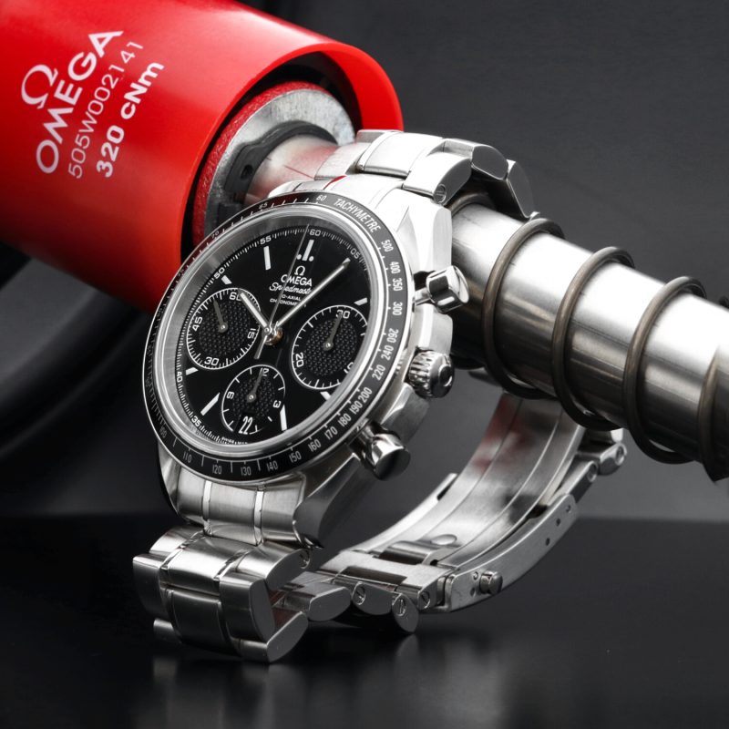 2015 Omega Speedmaster Racing Co-Axial ref. 32630405001001 con Scatola e Garanzia Originale - immagine 10