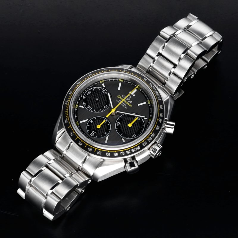 2014 Omega Speedmaster Racing Co-Axial Chronograph 32630405006001 con Scatola e Garanzia Nuovo Mai Indossato Condizioni NOS - immagine 11