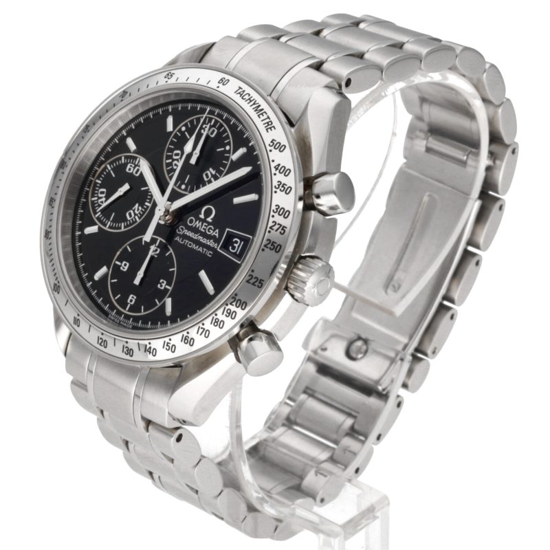 ca. 1998 Omega Speedmaster Date 40 ref. 35135000 with Box - Serviced by Official Omega Certificate Service Center - Image 2